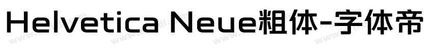 Helvetica Neue粗体字体转换